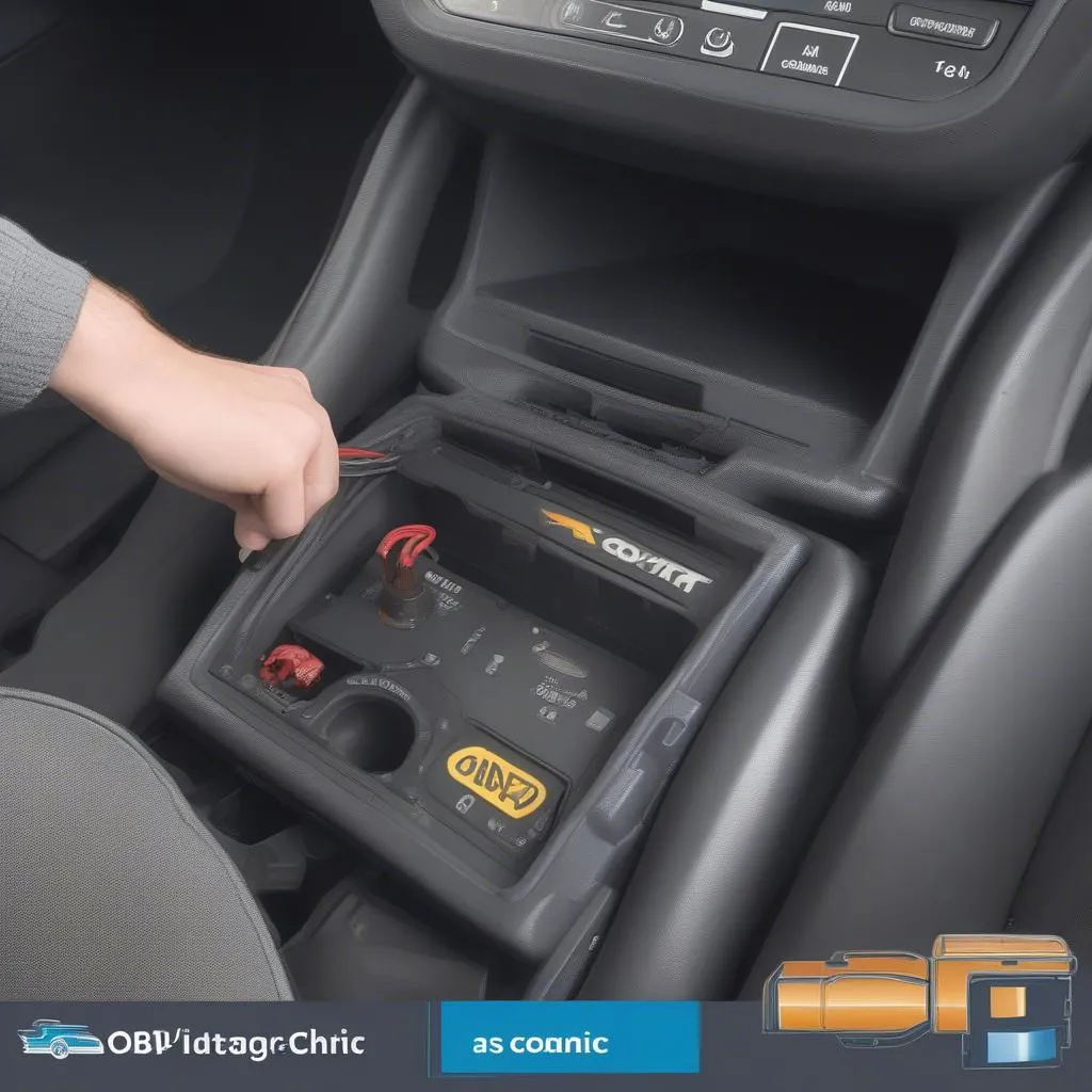 Connecting a Diagnostic Scanner to the OBD Port on a Chevy Sonic