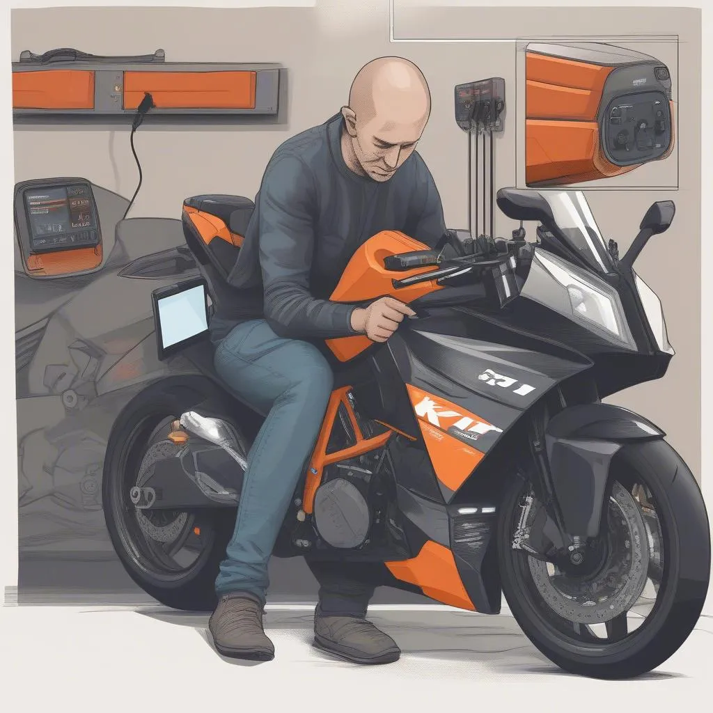 KTM RC 390 OBD Reader