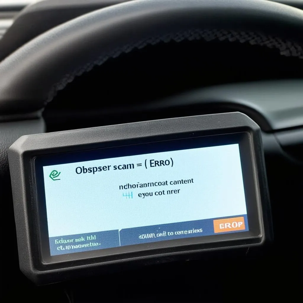 If Your OBD Scan Tool Has Errors, Are Tests Still Running?