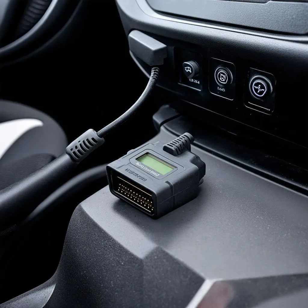 OBD Scanner in Car