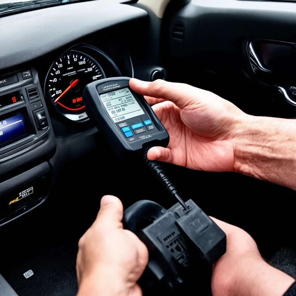 Using an OBD scanner on a Lexus SC400