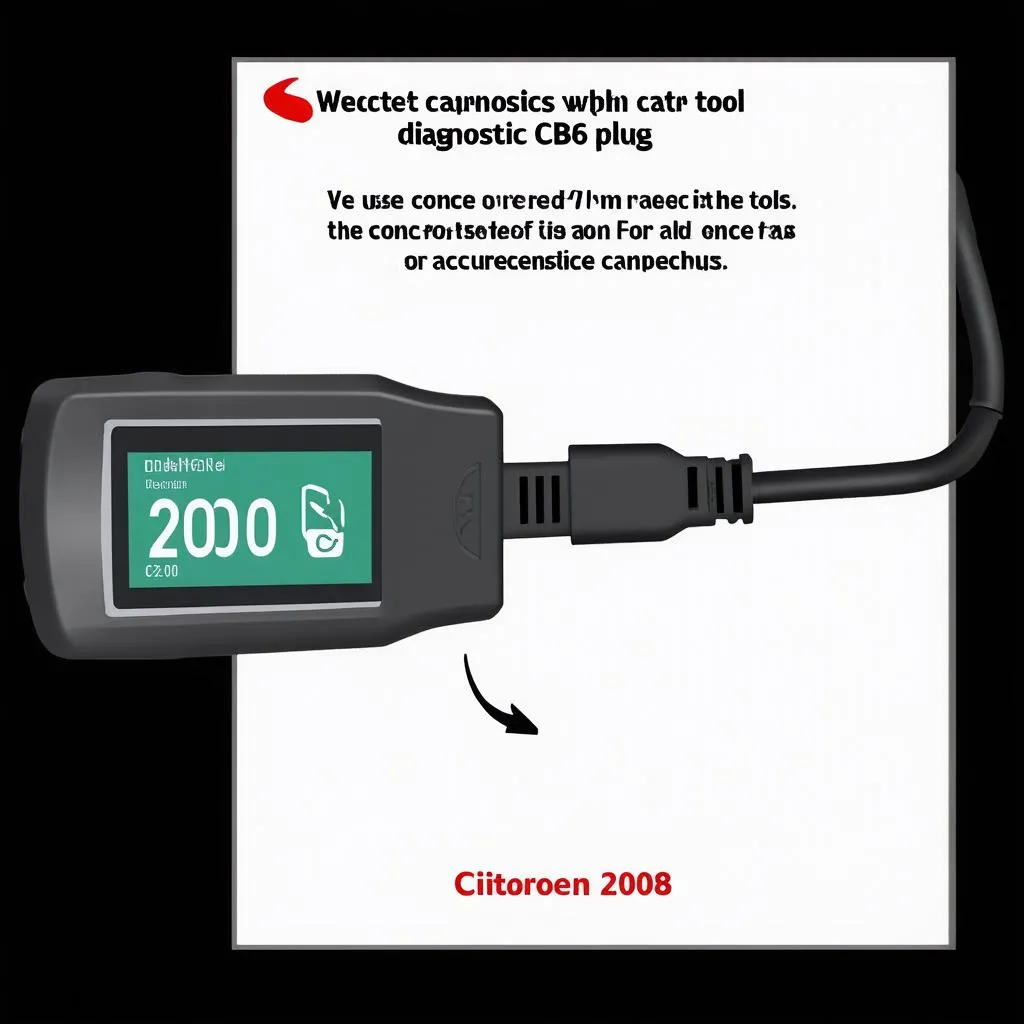 Citroen C6 OBD Tool Connection