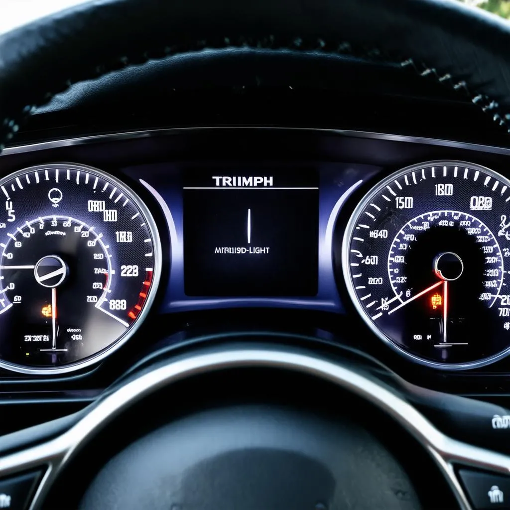 Triumph Car Dashboard