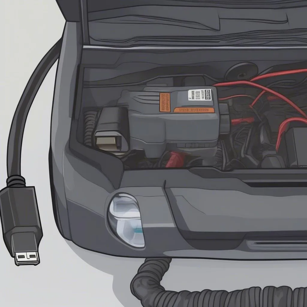 OBD II Cable Connection