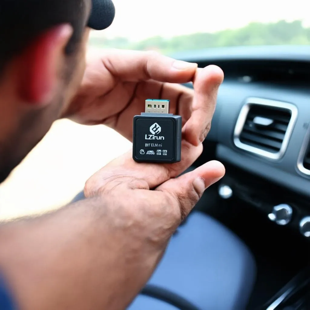 Lzlrun OBD Super Mini BT ELM327 V2.1 Bluetooth OBD2 Scanner: Your Gateway to Vehicle Diagnostics