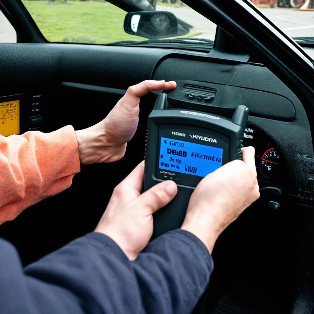 Using an OBD2 scanner