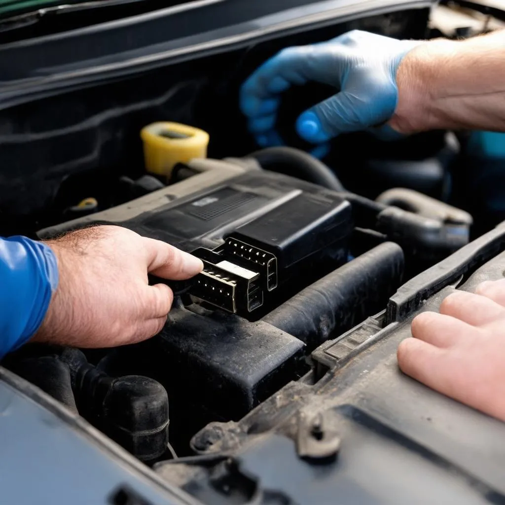 Inspecting the OBD II Port