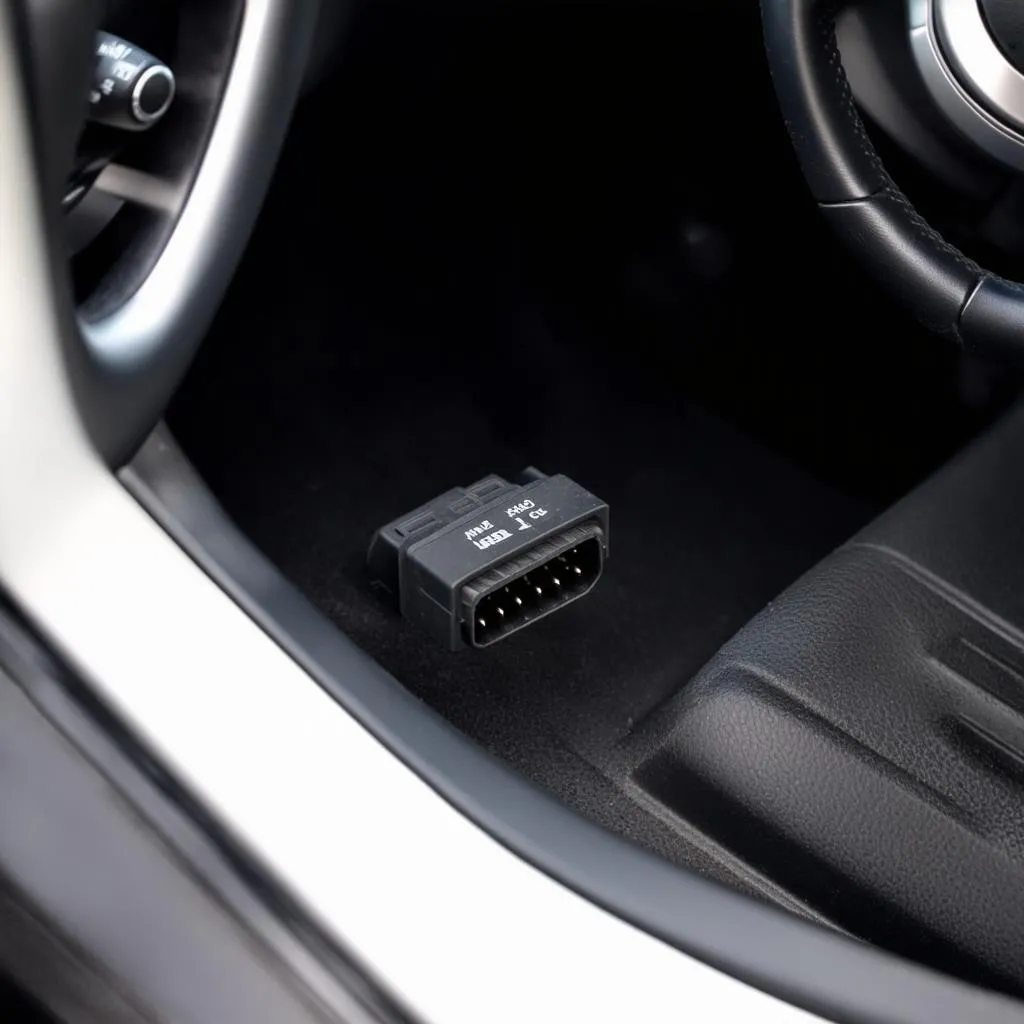 Where is the OBD Port Located on a 2015 Mini Cooper?