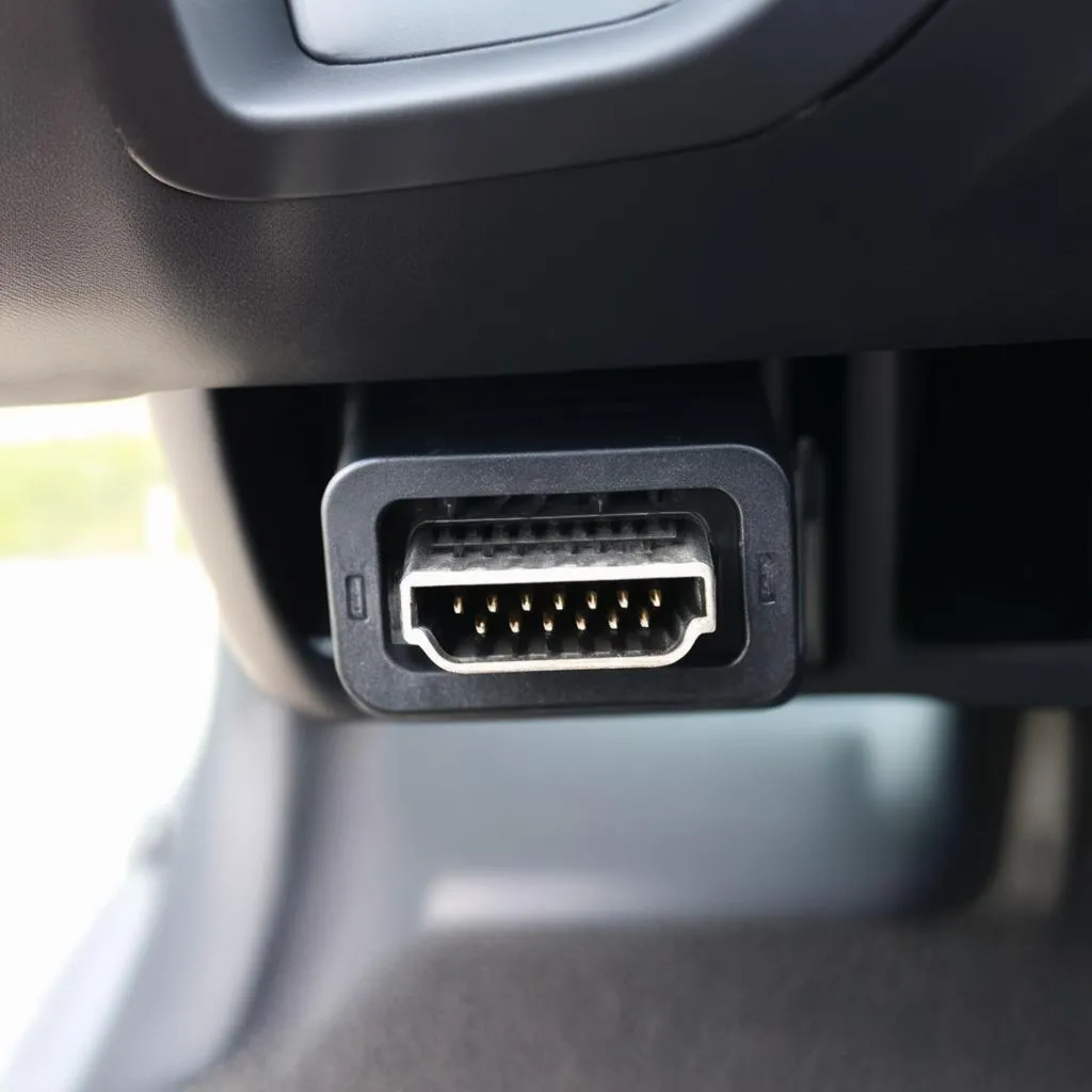 Where is the OBD Port on a 2013 Mercedes 3500 Sprinter?