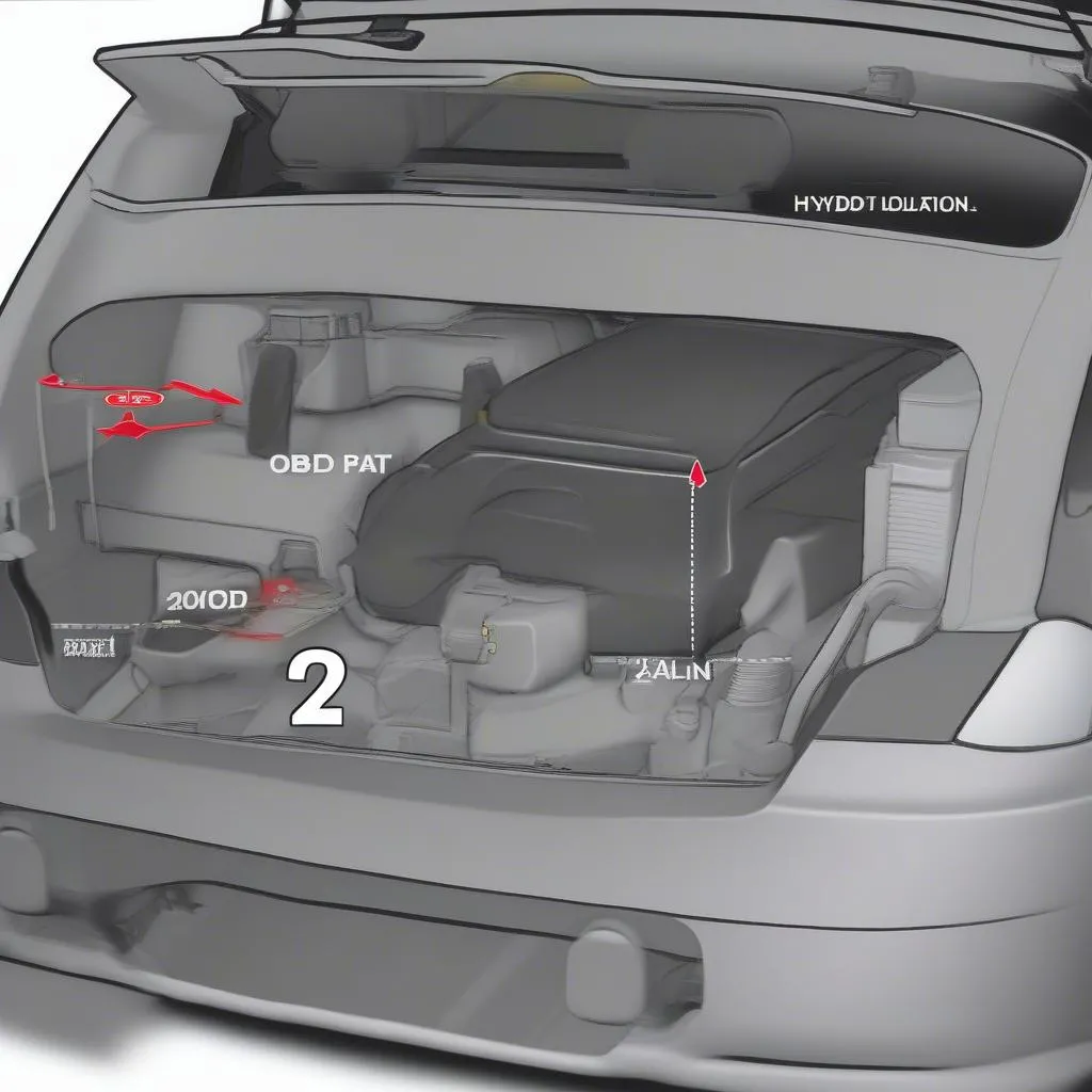 Hyundai Accent OBD Port Location