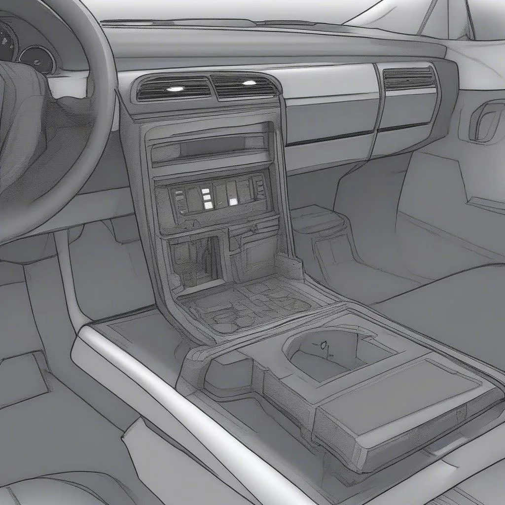 Where is the OBD Port on a 2016 Chrysler Town and Country?