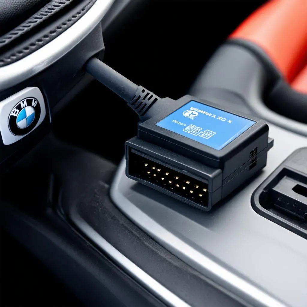 OBD Scanner Connected to BMW iX