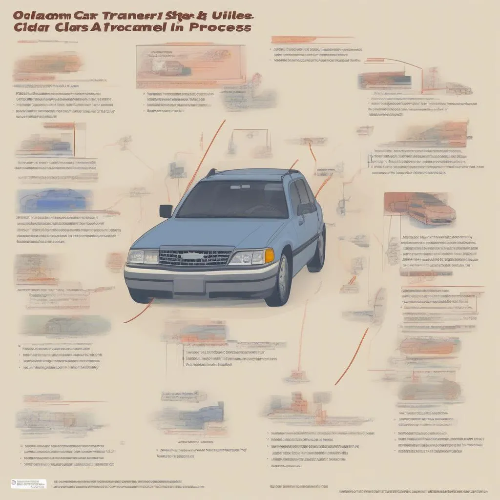 Oklahoma Title Transfer Process Illustration