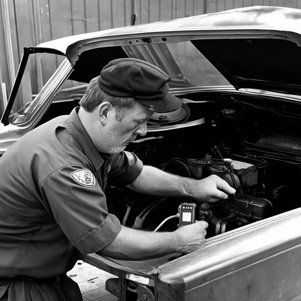 Old Car Mechanic