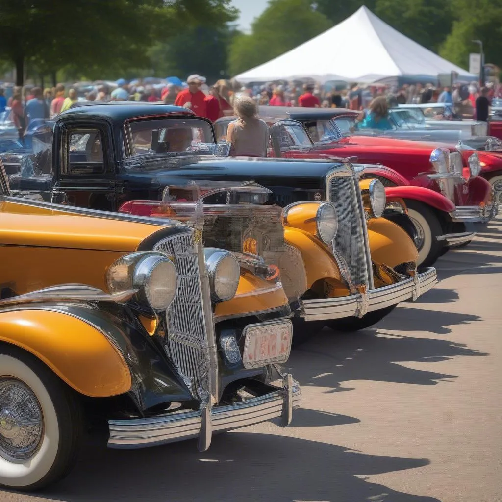 Overland Park Classic Car Show showcasing vintage vehicles in Overland Park, Kansas