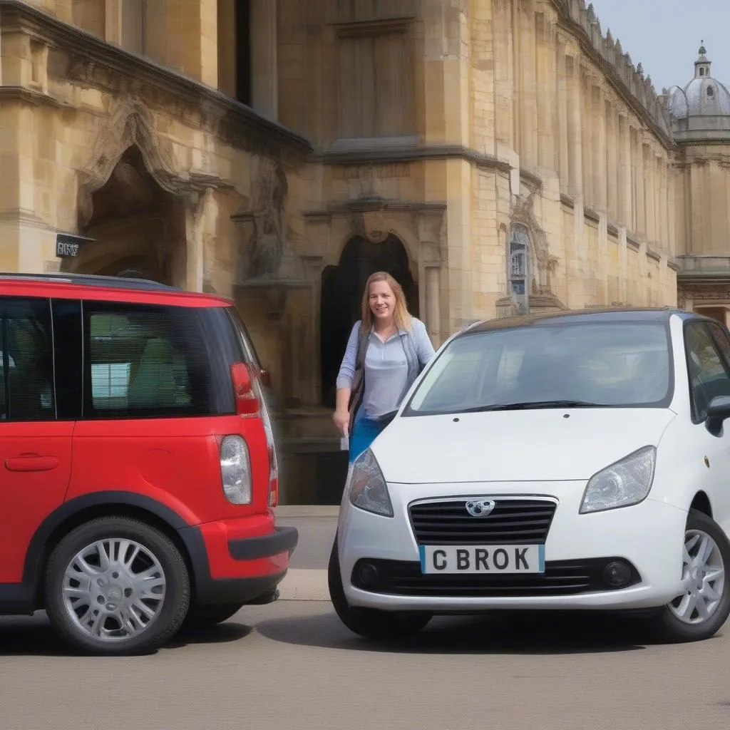 car rental oxford train station