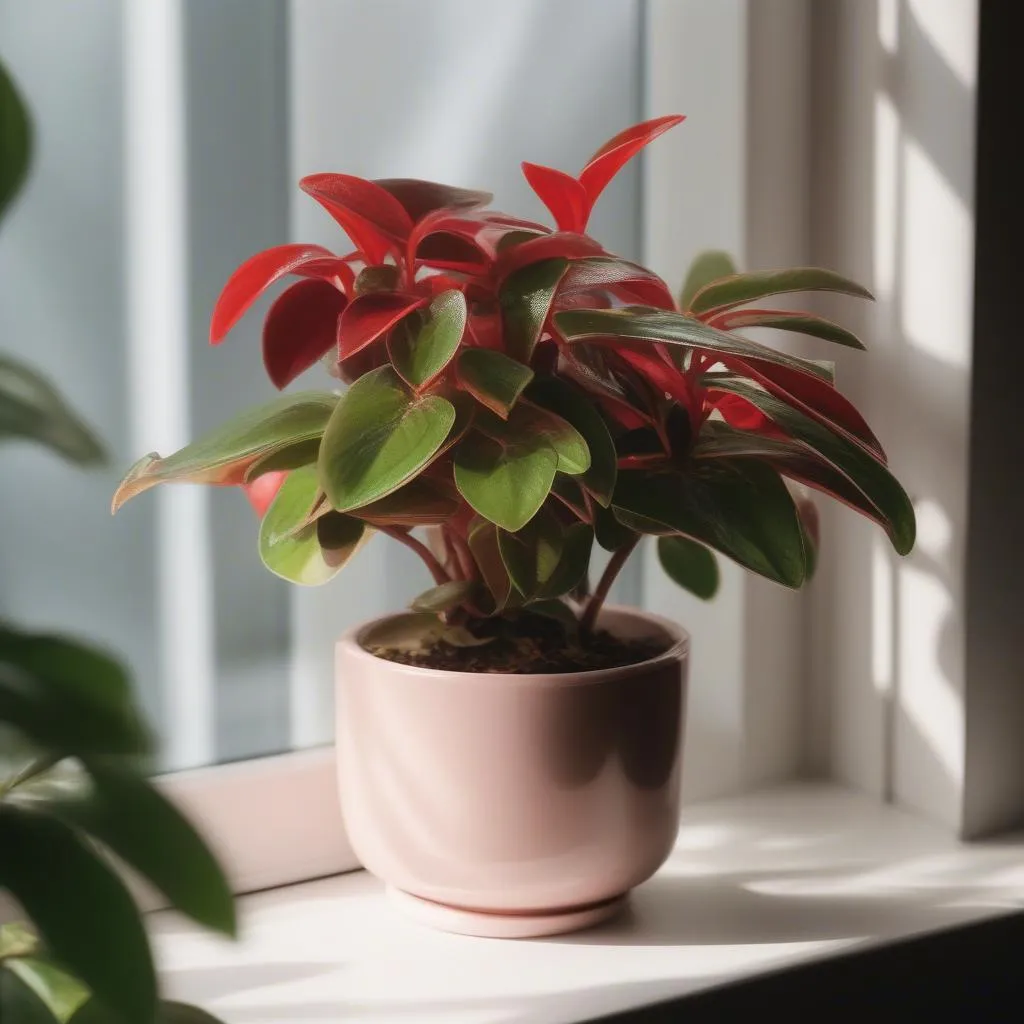 Peperomia Rosso in Home