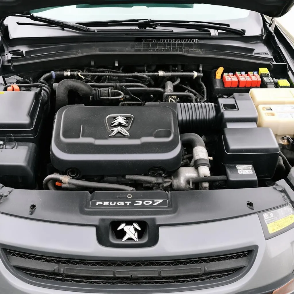 Peugeot 307 Engine Bay