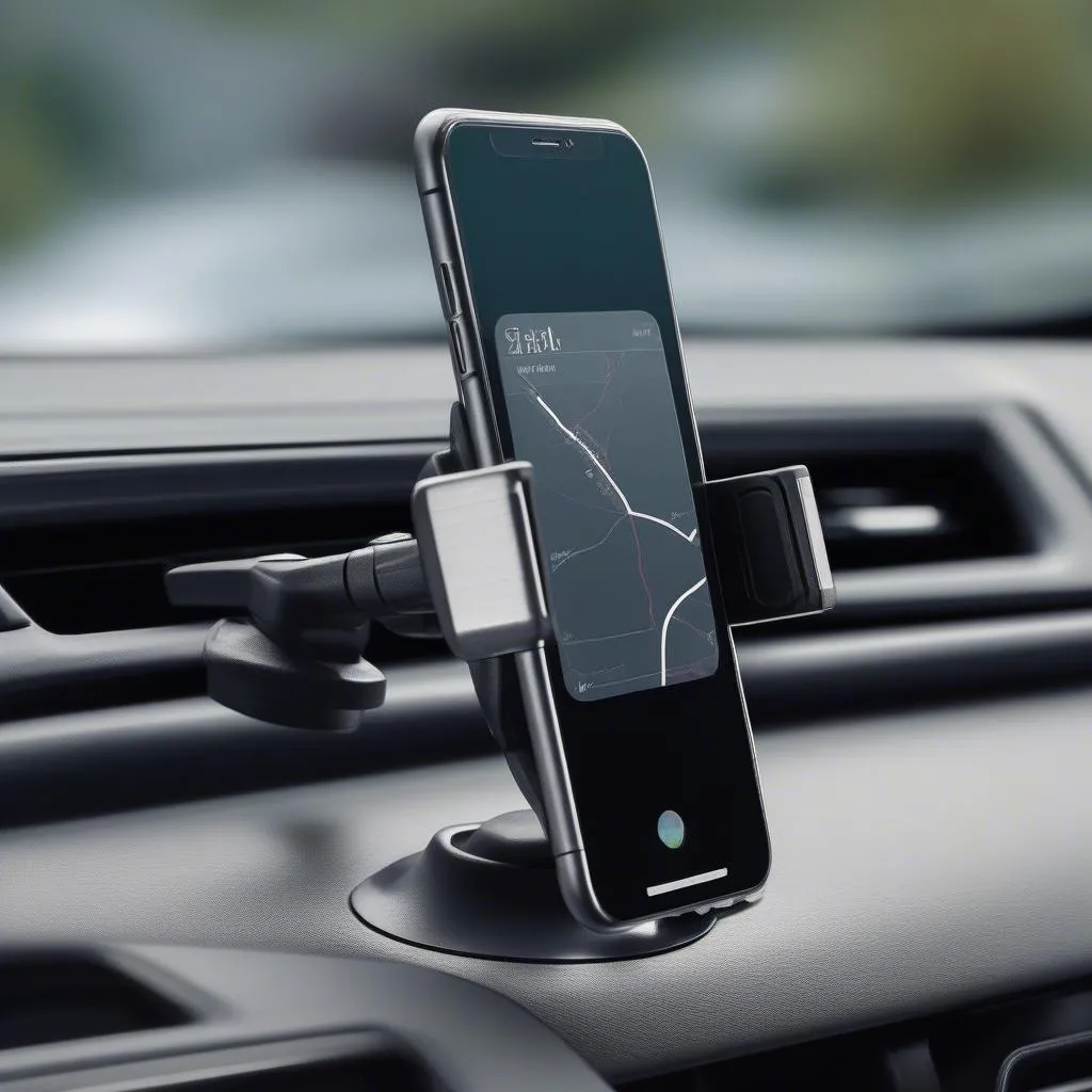 Dashboard phone holder