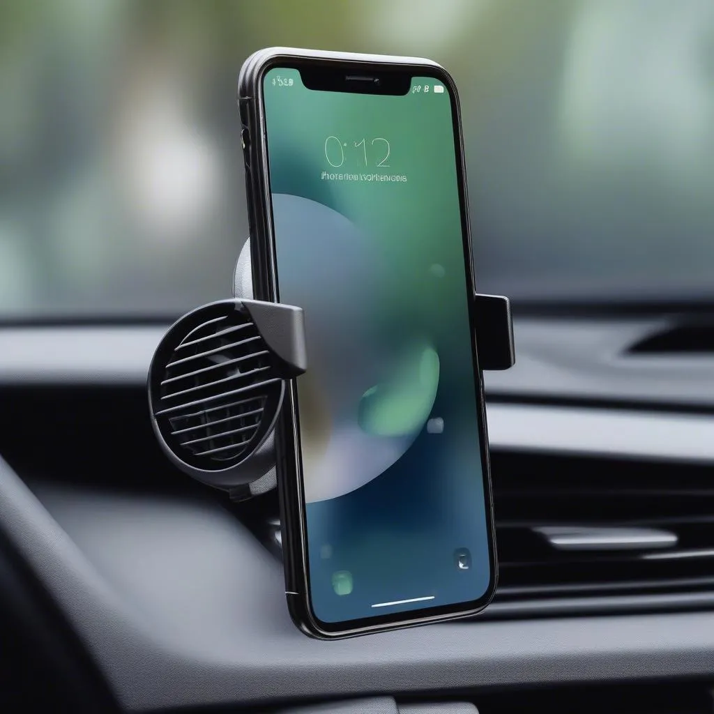 Vent phone holder