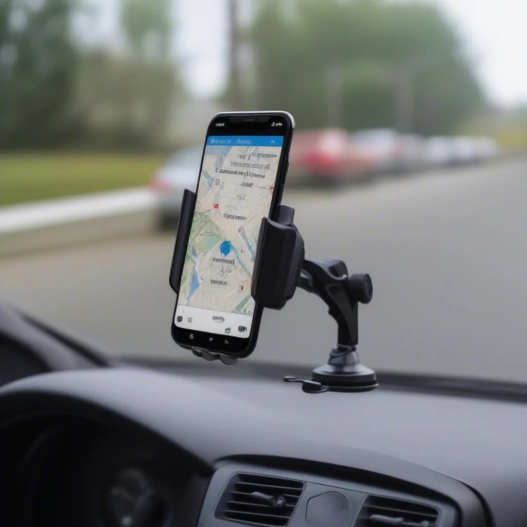 Windshield phone holder