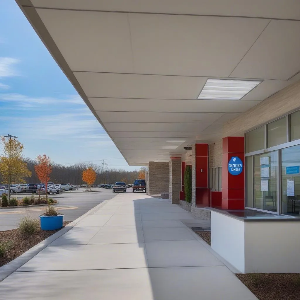 Modern medical facility with inviting entrance