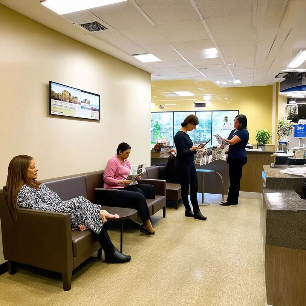 PhysicianOne Urgent Care Glastonbury Waiting Area