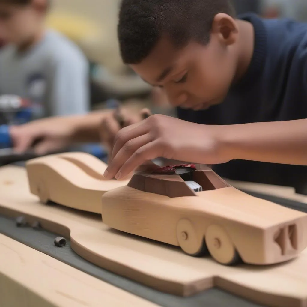 Building a Pinewood Derby car