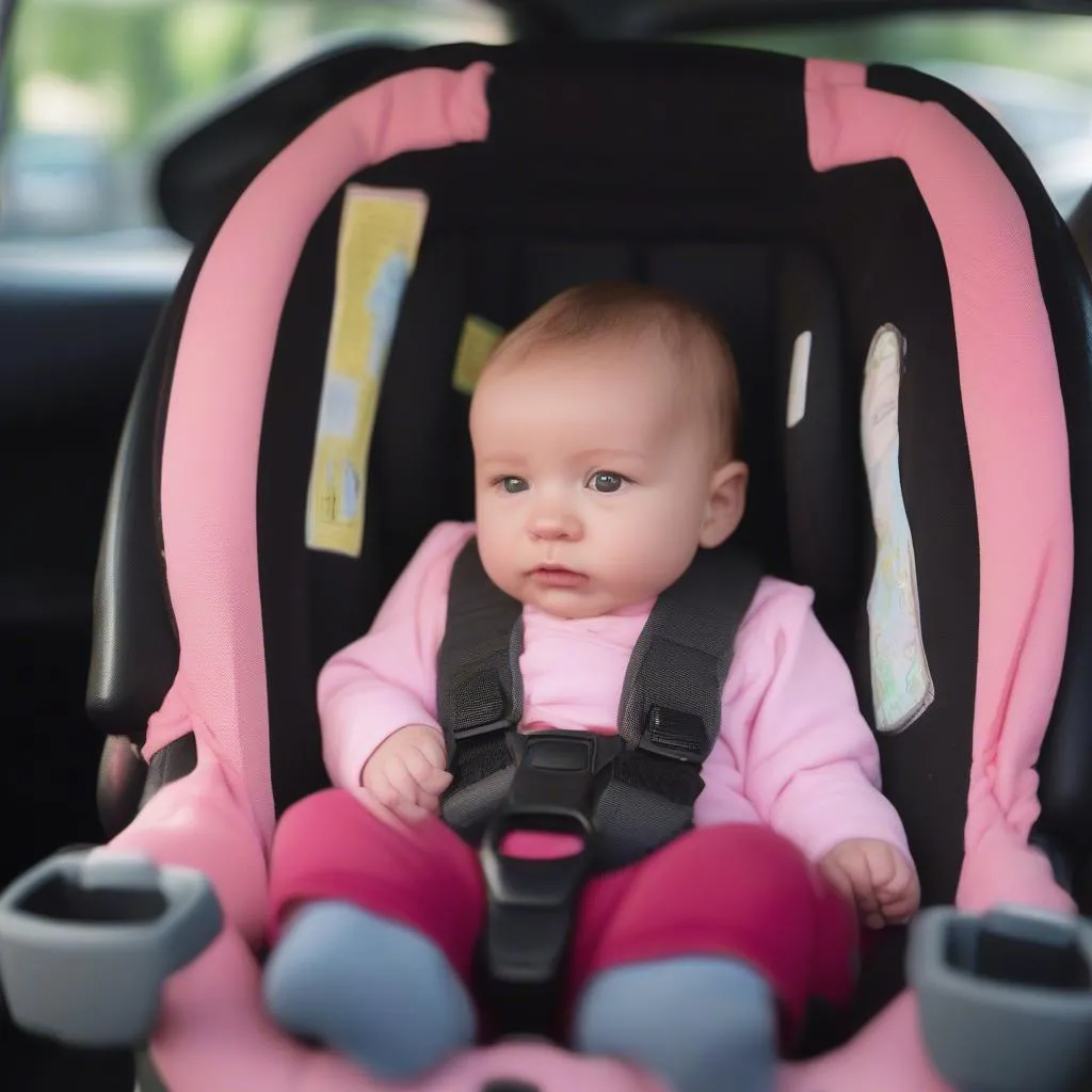 Pink Infant Car Seat