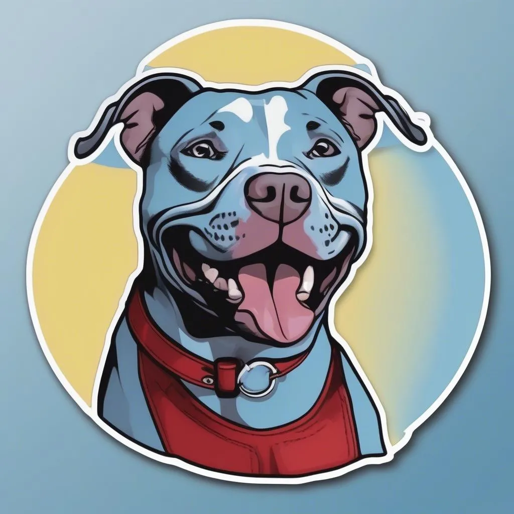 Pitbull Dog Car Stickers: Express Your Love for Your Loyal Companion on the Road