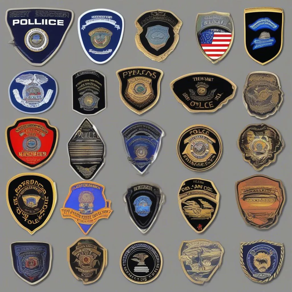 Various Designs of Police Stickers for Cars