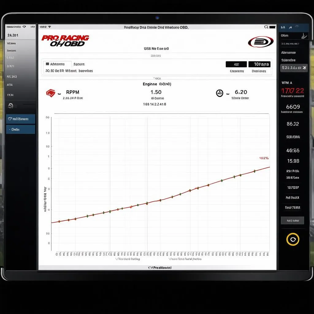 Pro Racing OBD data