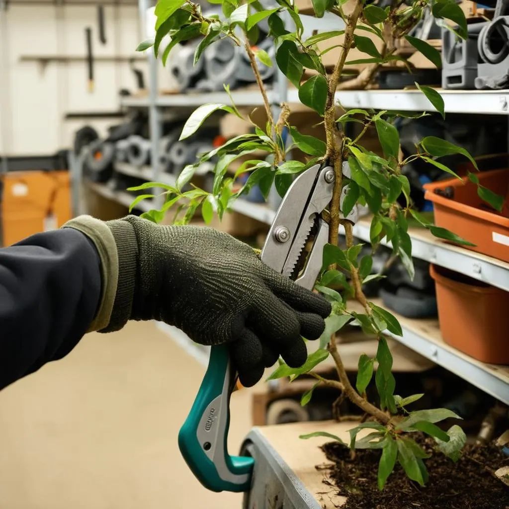 Pruning Ficus Repens