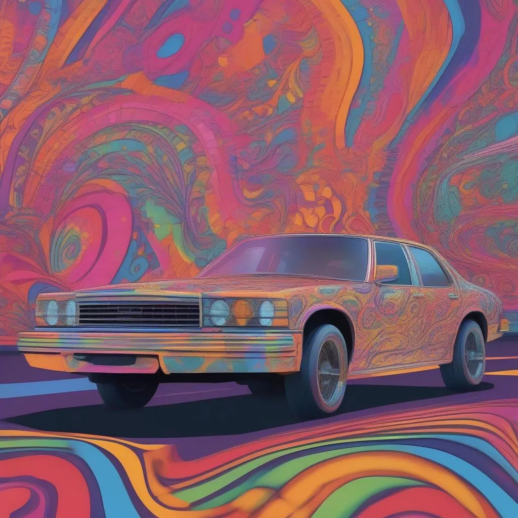 Psychedelic Car Wraps: A Guide to Trippy Transformations