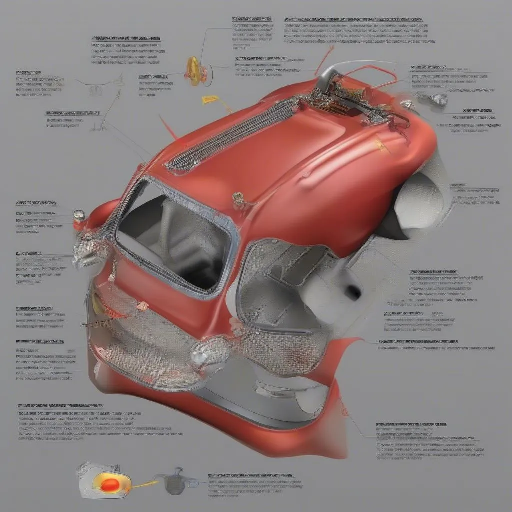 Race car gas tank safety features for driver protection