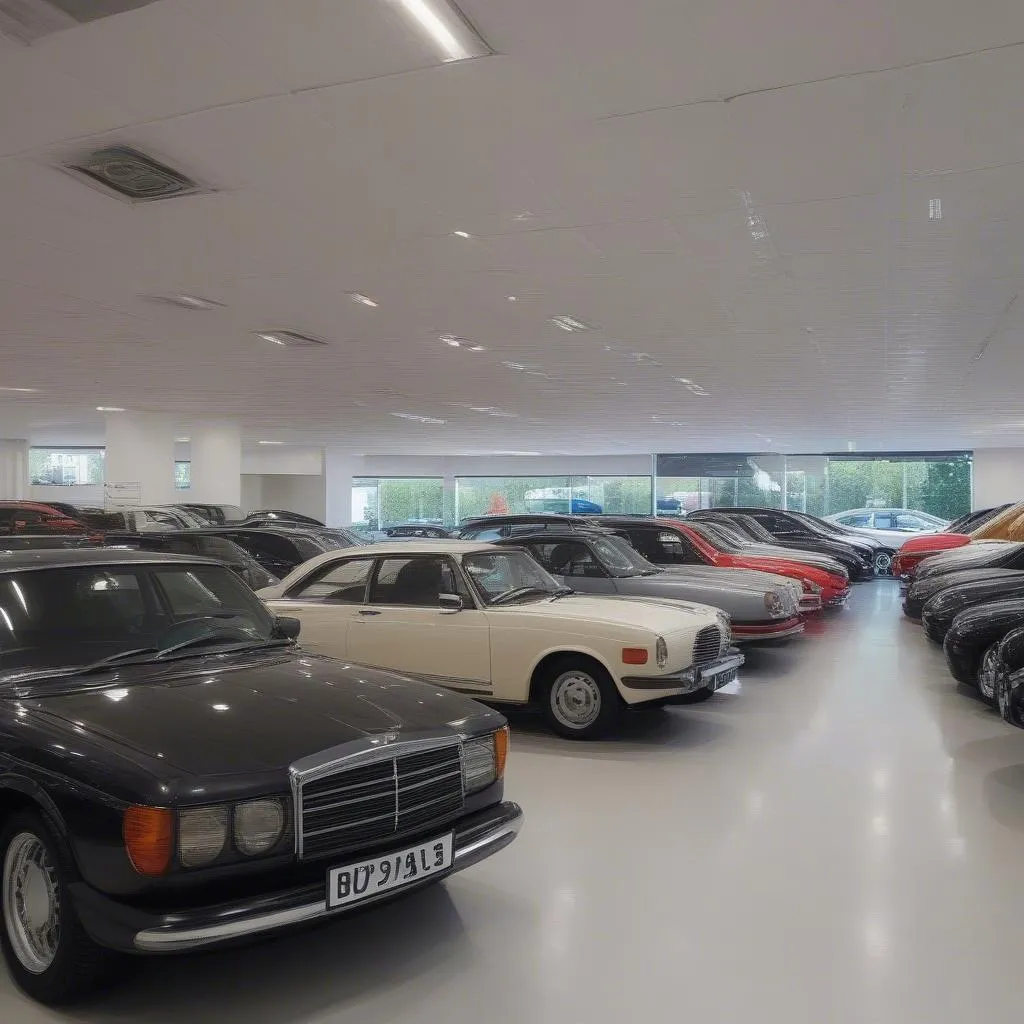 Rainbow Motors Used Cars Showroom