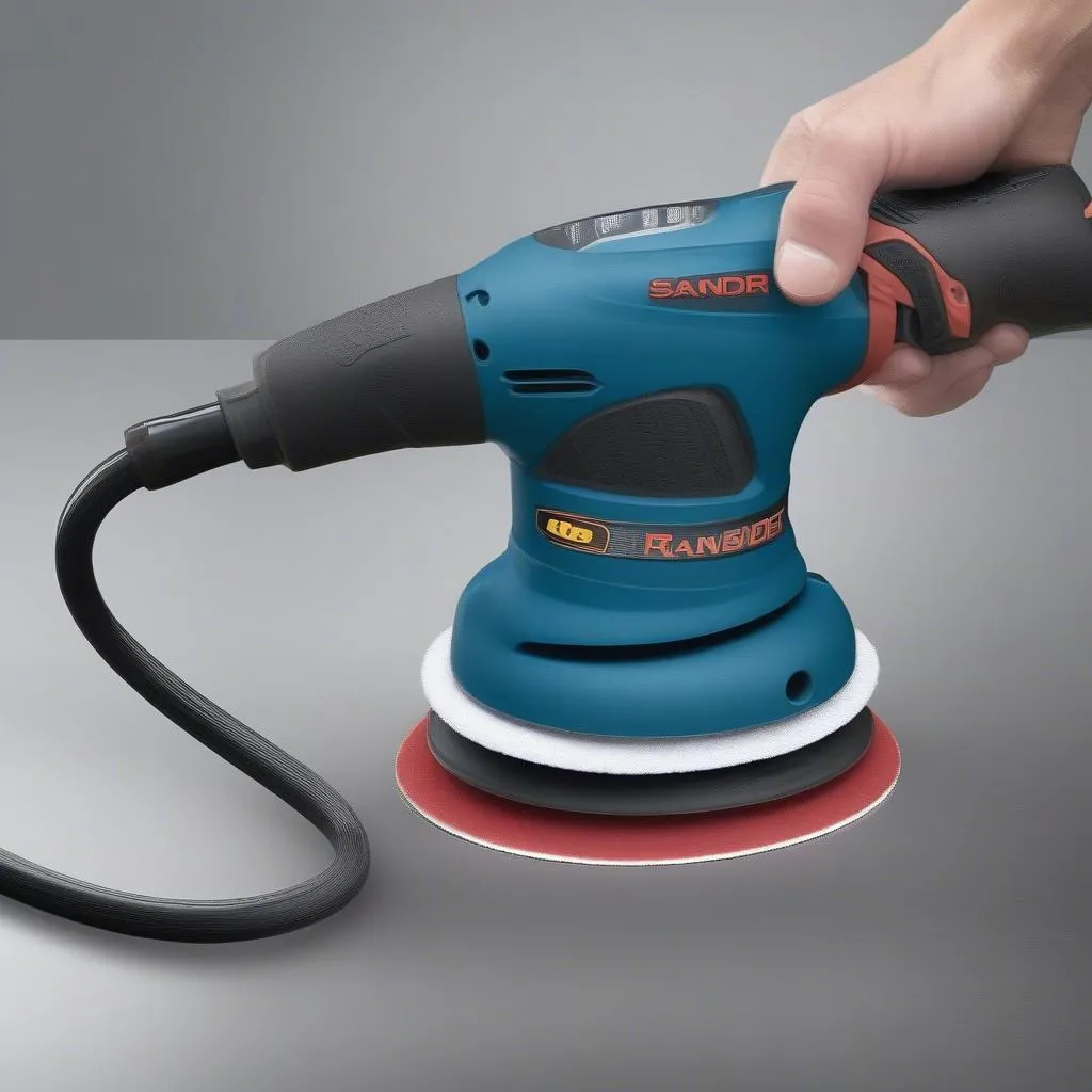 Random orbital sander for car, ideal for sanding car body panels