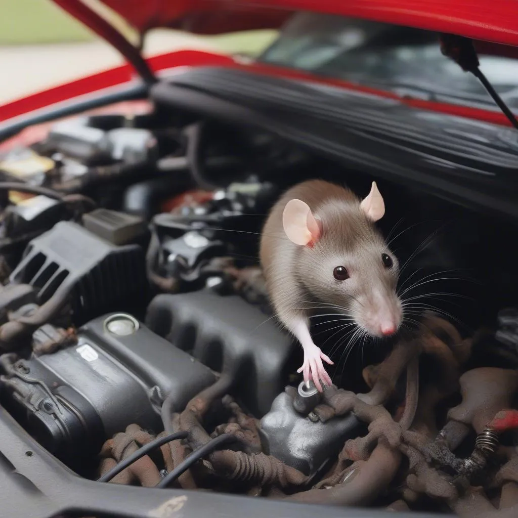 Rat Infestation In Engine Bay