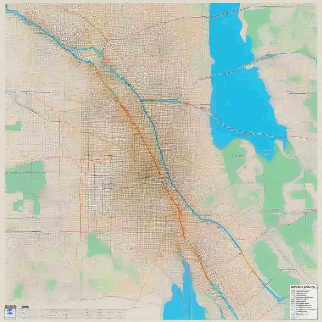 Map of Redding, California