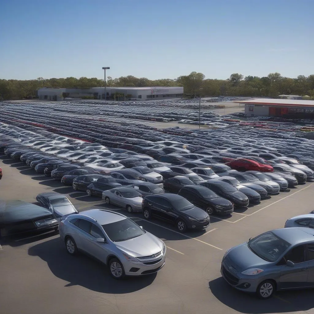 Rental Car Lot