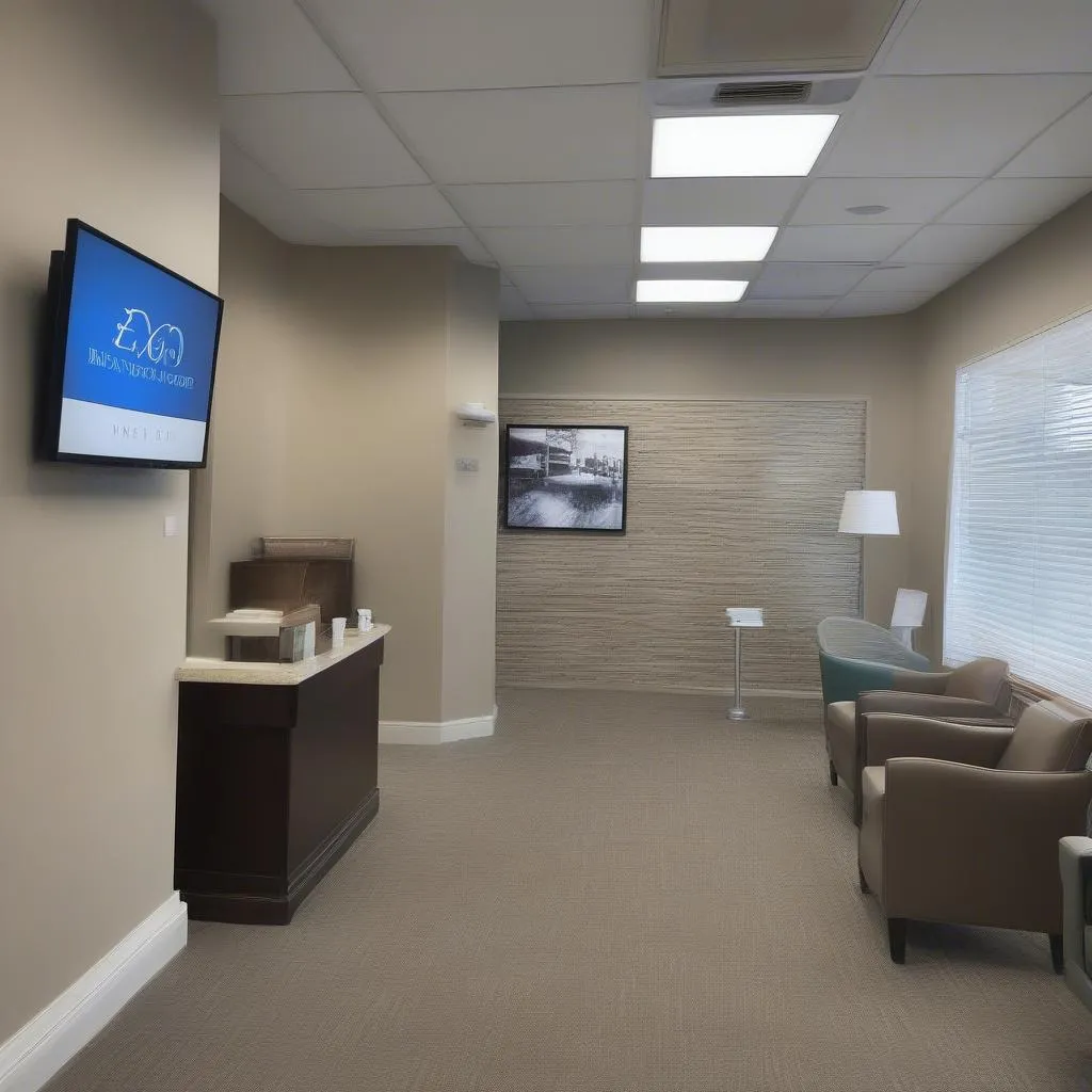 Modern clinic interior at Roberts Eye Care Sidney NY