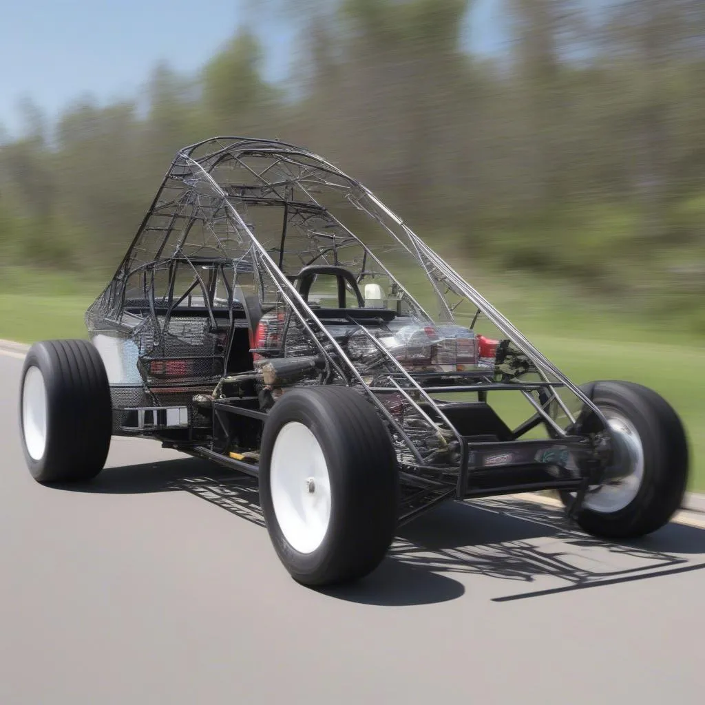 Drag car roll cage design