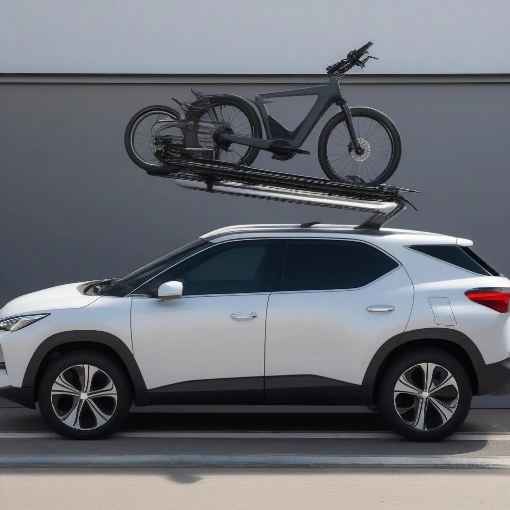 Roof Mounted E-bike Rack