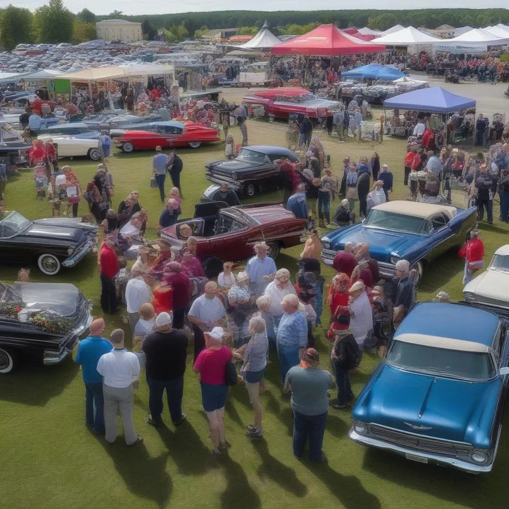 Scotia Car Show Crowd