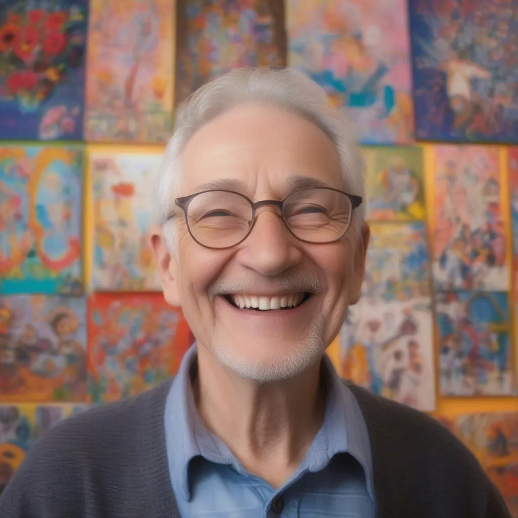 Smiling senior man