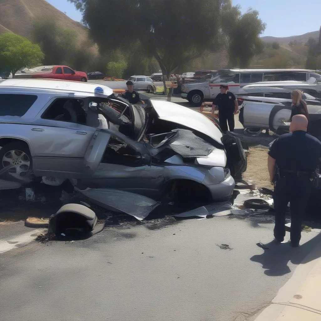 Car Crash in Simi Valley