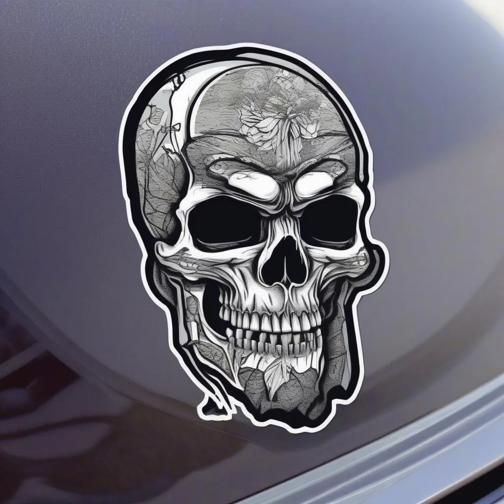 skull-sticker-car