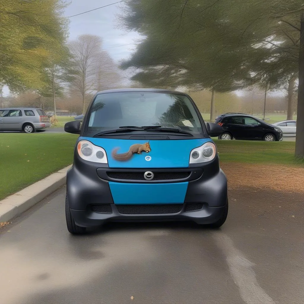 Smart Car Hit a Squirrel: What to Do and What to Expect