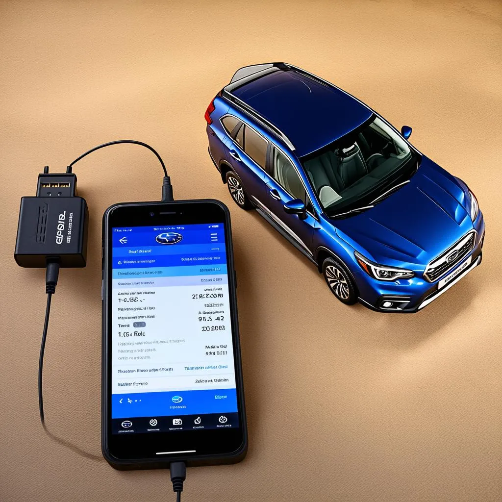 Smartphone OBD App for Subaru