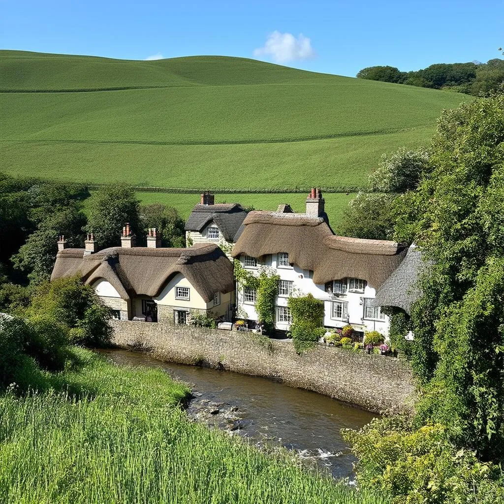 Picturesque Somerset countryside